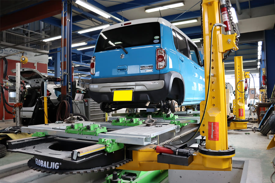 ag.murai フレーム修正機導入工場2